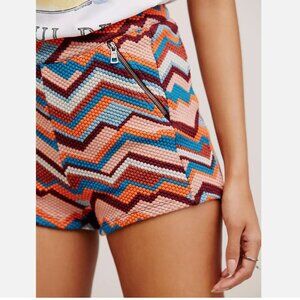 Free People Floyd High Rise Multicolor Shorts Size 4